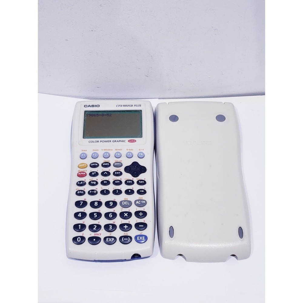 Casio CFX 9850GB Plus Color Power Graphing Calculator  - TESTED